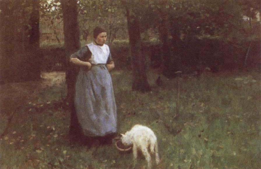 Laren Woman with Goat